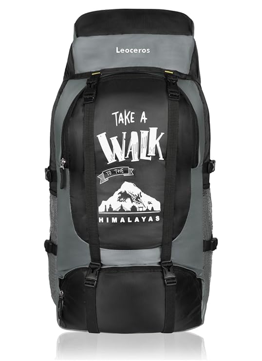 60L Hiking Backpack for Men & Women | Waterproof Trekking Rucksack with Shoe Compartment, Rain Cover, Waist Belt, & Multiple Pockets – Travel, Camping, Outdoor Bag