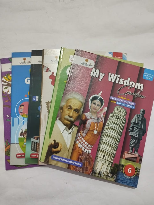 Books Set for Class 6th (English Medium) (St. Chaina Academy)