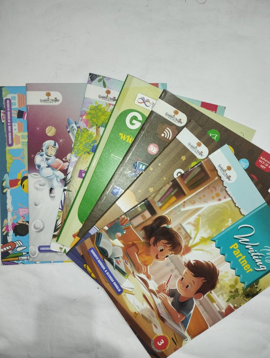 Books Set for Class 3rd (English Medium) (St. Chaina Academy)