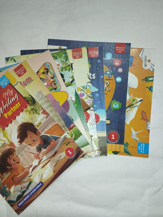 Books Set for Class 1st (English Medium) (St. Chaina Academy)
