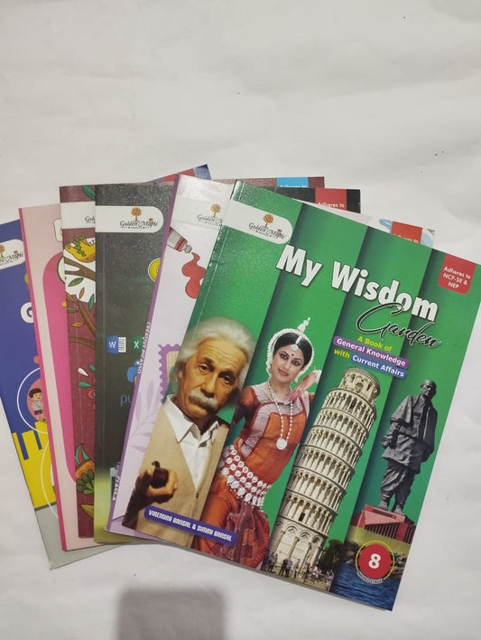Books Set for Class 8th (English Medium) (St. Chaina Academy)