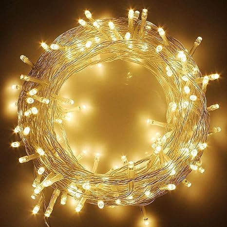 36 Meter Long LED Power Pixel Serial String Light, 360 Degree Light in Bulb | Copper Led Pixel String Light for Home Decoration,Diwali,Christmas (Warm White) Pack of 1